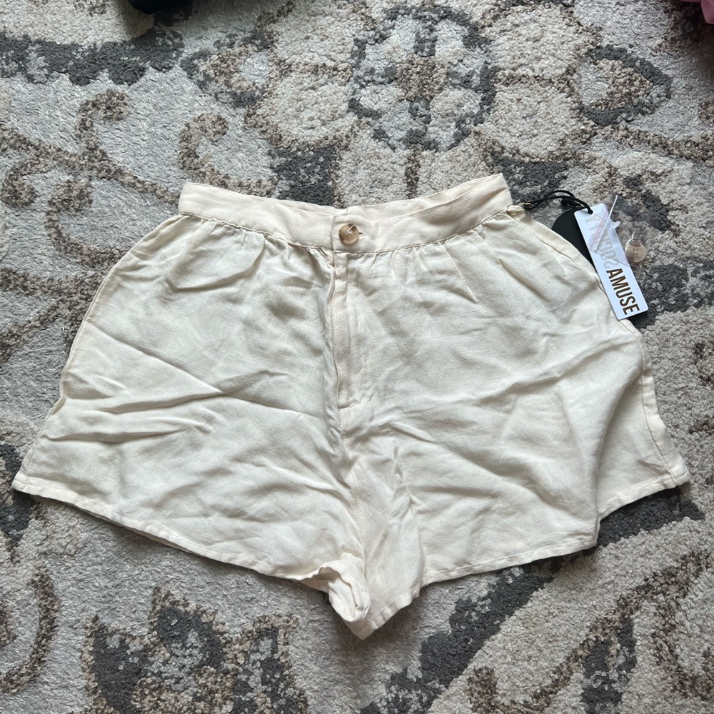 AMUSE SOCIETY LINEN SHORTS